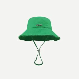 Hats Green hat ja highquality large brimmed women's bucket hat, summer fashionable fisherman hat