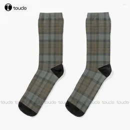 Women Socks Tartan Fraser Men'S Slipper Personalized Custom Unisex Adult Teen Youth 360° Digital Print Fashion