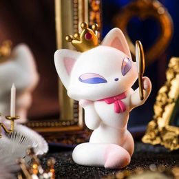 Blind box Blind Box Toys Meowlly Queens Daily Life Surprise Bag Tide Play Doll Kawaii Model Figurine Cute Model Birthday Gift Collection Y240517