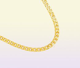 Classic Cuban Link Chain Necklace 18K GoldRose GoldPlatinum Plated Fashion Men Jewelry Hip Hop Perfect Accessories Party Gift8466490
