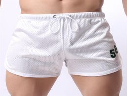 Brand Mens Nylon Boxer Shorts Men039s Mesh Underwear Boxer Sexy Home Pyjamas Men039s Comfortable Men3386954