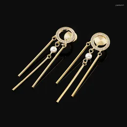 Stud Earrings Style Round Tassel Ear Studs Long Mosquito Incense Plate Clip Gift For Women