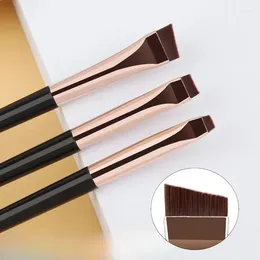 Makeup Brushes Ins 3pcs/set Portable Blade Eyeliner Brush Eyebrow Flat Fine Eye Liner Brow Contour Tool Cosmetics