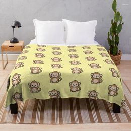 Blankets Monkey Throw Blanket Decoratives Sofas Of Decoration Summer Beddings