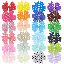 Dog Apparel Dot Bowties Collar 50/100pcs Bow Solid Slideable Pet Ties Accessories Tie DIY Small Dogs Cat