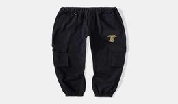 Hip Hop Jogger Cargo Designer Design Harem Pants Multipocket Ribbon Men039s Sweatpants Streetwear Casual MXL S14492531