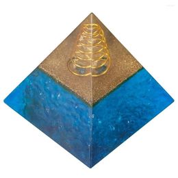 Jewellery Pouches Bags Blue Orgonite Pyramid Energy Reiki Healing Orgone Pyramide Emf Protection Yoga Meditation Tool Room Decor Home Dhizj