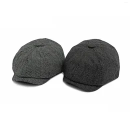 Berets Men Beret Hat Autumn Winter Sboy Fashion Fall Birthday Gift Cabbie Driving For Outdoor Fishing Hiking Travel