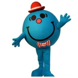 Halloween Blue Sphere Mascot Costume Top Quality Cartoon Cute Ball Anime theme character Christmas Carnival Party Costumes