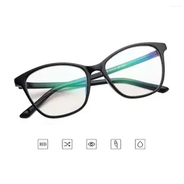 Sunglasses Eyewear Leopard Print Women Eyeglasses Black Anti Radiation Glasses Cat Eye Blue Light Frame