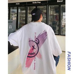 Men's T-Shirts Mens casual pure cotton comfortable fitness strtwear style basketball t-shirt custom smooth pattern luxury Y2k retro clothing Y240516