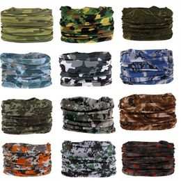 Bandanas Durag Camouflage seamless magic bandage cushioning neck cover Te Paisley headband bicycle fishing pipe face shield womens scarf face mask C J240516