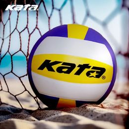 KATA Volleyball No 5 Beach Soft Nonslip Reduces Hand Injuries Wearresistant Sheepskin Rubber Training Match Ball 240516