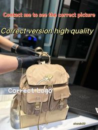 Neue Rucksack P Designer -Rucksack Mode Luxusbrand Tasche Richtige Version Hochqualität Kontaktieren Sie mich, um Bilder zu sehen