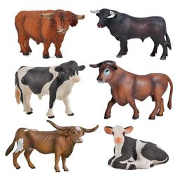 Other Toys Toy Bull Calf Angus Buffalo Action Characters Farm Animal Characters Animation Characters Childrens Toy Games Plastic Animals s5178