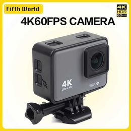 Sports Action Video Cameras 2024 NEW Action Camera 4K60FPS with wifi remote control electronic image Stabilisation suitable for diving and outdoor sports J240514