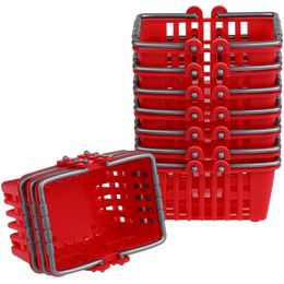 Other Toys 10 mini shopping baskets for childrens home brand Foodie plastic mini decoration doll house s5178