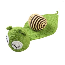 Blankets Girls Boys Po Hat Baby Snail Birthday Party Accessories Suit Soft Prop Comfortable Cute Born Pography Costume