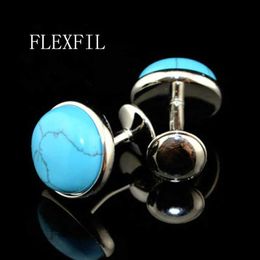 Cuff Links Mens Jewelry Shirt Cufflinks Gift Fashion Luxury Wedding Blue Cufflinks Novel Button High Quality Free Delivery