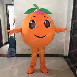 Halloween Fruit Orange Mascot Costumes High Quality Cartoon Theme Character Carnival Unisex Adults Size Outfit Christmas Party Outfit Suit For Men Women