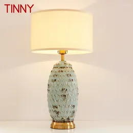 Table Lamps TINNY Modern Ceramic Light LED Creative Fashionable Bedside Desk Lamp For Home Living Room Bedroom El Decor