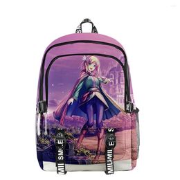 Backpack Hip Hop WORLD OF LEADALE Student School Bags Unisex 3D Print Oxford Waterproof Notebook Multifunction Travel Backpacks