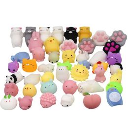 Decompression Toy 5-50 pieces of Kawaii Squishies Mochi anime Squishy childrens stress relief ball squeezing party helps relieve stress Childrens birthday toys WX
