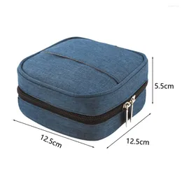 Storage Bags Premium Headphone Bag Reusable Power Cable Case Zipper Closure Item