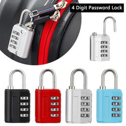 4 Digits TSA Lock Combination Padlock Customs Code Lock Antitheft Travel Abroad Luggage Bag Suitcase Trolley Case Security 240507