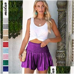 Womens Shorts Smocked Waistband Special Queen Of Sparkles Swing Summer Women Jumpsuit Dance Elasticated Pants Drop Delivery Apparel C Dh7R0