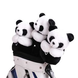 Other Golf Products Panda Shape Golf Club Head Cover Cartoon Animal Golf Head Cover Protector No.1 Golf Player Wood (460CC) Mens Head CoverL2405