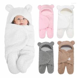 Blankets Baby Sleeping Bag Soft Born Wrap Winter Warm Sleepsack Cotton Thicken For 0-3 Months