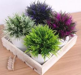 Artificial plant potted set 32 headed phoenix simulation plant flower ball grass ball fake flower home Wedding decoration GB341 ZZ