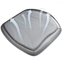 Car Seat Covers Gel Cushion Cooling BuPillow Breathable Pad With Non-Slip Rubber Bottom For