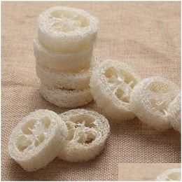 Bath Brushes Sponges Scrubbers Natural Loofah Slices Handmade Diy Soap Tools Cleaner Sponge Scrubber Facial Holder Lx2902 Drop Deliver Dhsrq