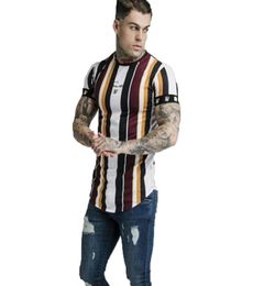 Spain Man T Shirt Sik Silk Brand Clothing Hip Hop Sik TShirt Fashion Casual Tees Tops Tshirt Siksilk T Shirt Men M2XL4514478