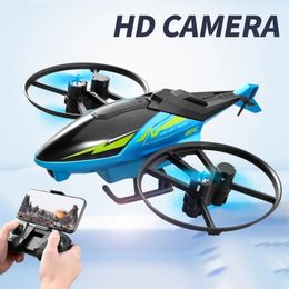 M3 RC Helicopter 6CH 24G 3D Aerobatics Altitude Hold HD Wideangle Camera Helicoptero Control Remoto Toys Drone 240516