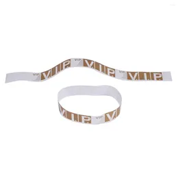 Window Stickers 500 Pcs VIP Wristbands Event Bracelets Personalised Party Wrist Bands Coloured Waterproof Armband