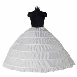 Ball Gown 6 Hoop Petticoats Underskirt Full Crinoline For Bridal Wedding Dress Accessories 302j