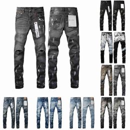 Jeans Mens Denim Pants Designer Jean Men High Quality Brand Distressed Black Ripped Biker Streetwear Casual Designers Joggers Pant VF2T