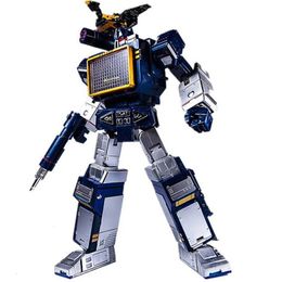 THF THF-01J THF01J Soundwave Masterpiece Transformation Action Figure Toy Soundblaster KO MP13 Movie Model Deformation Car Robot 240516