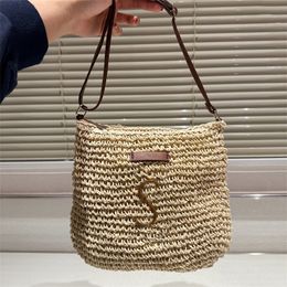 Woman Crossbody Straw Bag Designer Bag Luxury Beach Tote Shoulder Bags Fashion Medium Size 10A 2024