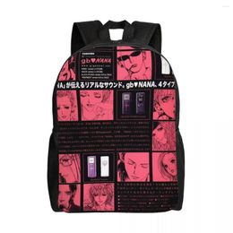 Backpack Nana The Black Stones And Komatsu Laptop Women Men Fashion Bookbag For College School Student Pink Osaki Bag