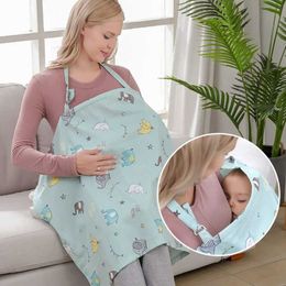 Nursing Cover Breathable care cover soft cotton breast feeding mothers care apron rigid ring arched necklace privacy care cover outdoor d240517