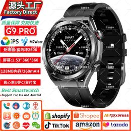 G9pro Smart Watch (Answering/Making Calls) Health Monitoring NFC Men Women Sport Smart Watch