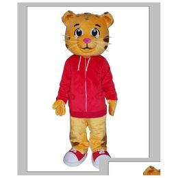 Mascot Factory Outlets Daniel Tiger Costume For Adt Animal Large Red Halloween Carnival Party Drop Delivery Apparel Costumes Dhw9A