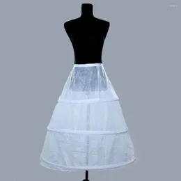 Skirts Adjustable A-line Petticoat High Quality White Drawstring Bridal Crinoline Wedding Accessories Women 3 Hoops Underskirt