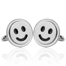 Cuff Links Smile symbol Cufflinks Silver plated Smile logo Cufflinks Mens and Womens accessories Happiness symbol Wedding Cufflinks