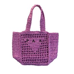 Beach Bag Raffias Woman Men Designer Shoulder Bag Summer Crochet tote bag luggage handbag weave Luxurys bags Cross Body Clutch travel knitted correct letter