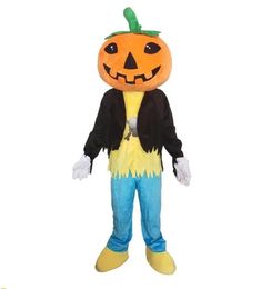 Halloween Pumpkin Mascot Costume Top Quality theme character Carnival Unisex Adults Outfit Christmas Birthday Party Dress